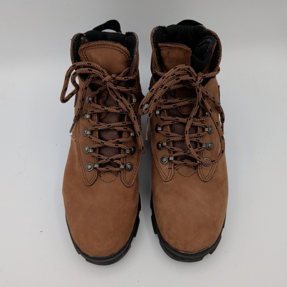 Nike ACG Air Hiking Boots Kids 5.5Y EU 38 Brown Suede Leather Vintage 653204-201 - Picture 4 of 8